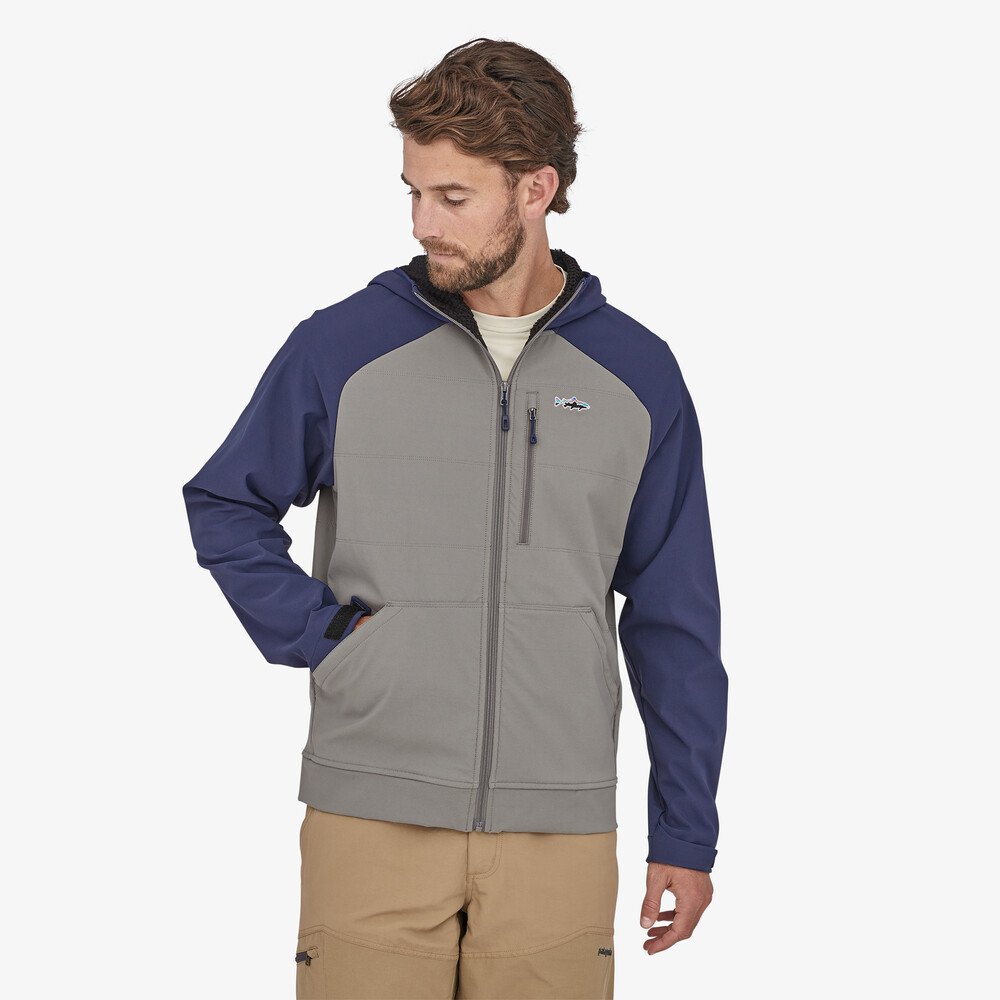 Patagonia M's Snap Dry Hoody Hex Grey - Medium