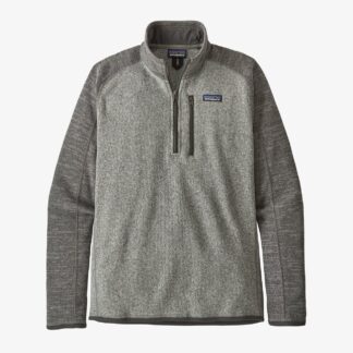 Patagonia 1/4 Zip Better Sweater - Nickel Forge with Grey
