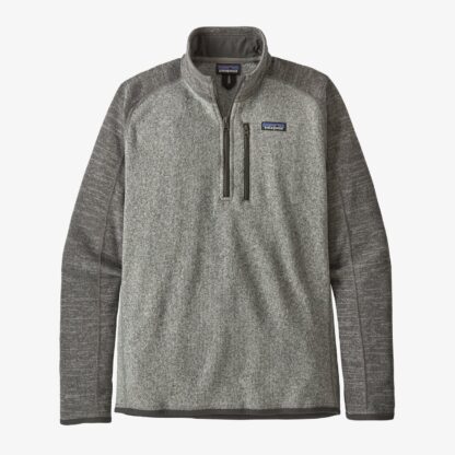 Patagonia 1/4 Zip Better Sweater - Nickel Forge with Grey